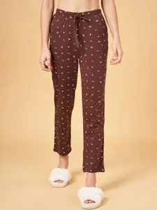 Dreamz by Pantaloons Printed Mid-Rise Pure Cotton Lounge Pant