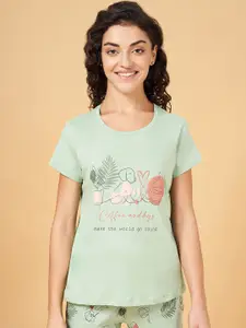 Dreamz by Pantaloons Women Printed Cotton Lounge T-shirt
