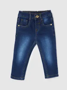 max Boys Mid-Rise Clean Look Heavy Fade Cotton Jeans