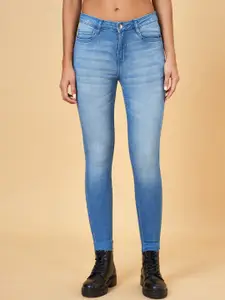 SF JEANS by Pantaloons Women Skinny Fit Heavy Fade Stretchable Jeans