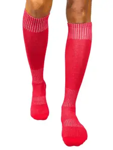 BAESD Men Thick Foot Base Knee-Length Football Socks