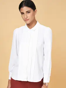Annabelle by Pantaloons Spread Collar Formal Shirt