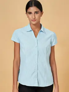 Annabelle by Pantaloons Vertical Striped Formal Shirt