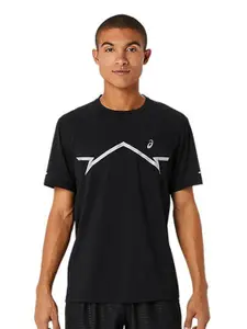 ASICS Lite-Show SS Graphic-Printed Round Neck T-Shirts