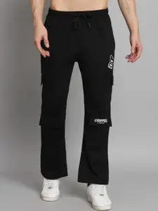 GRIFFEL Men Bootcut-Fit Fleece Track Pants