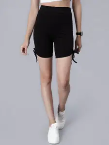 Pritla Women Slim Fit High-Rise Organic Cotton Sports Shorts