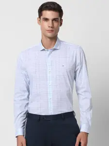 Peter England Slim Fit Checked Casual Shirt