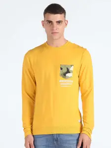 Flying Machine Round Neck Pure Cotton Sweatshirt