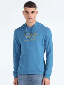 Flying Machine Hooded Pure Cotton Sweatshirt