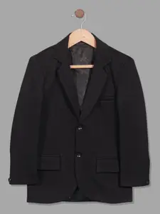 RIKIDOOS Boys Cotton Single Breasted Tailored-Fit Blazer