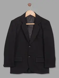 RIKIDOOS Boys Cotton Single Breasted Tailored-Fit Blazer