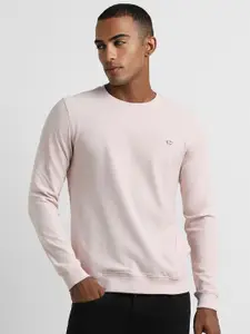 Peter England Casuals Self Design Sweatshirt