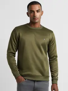Peter England Casuals Round Neck Acrylic Pullover