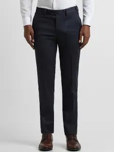 Peter England Men Slim Fit Formal Trousers