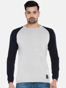 People Round Neck Cotton Pullover Sweater