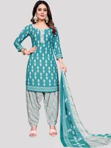 KALINI Ethnic Motifs Printed Unstitched Dress Material