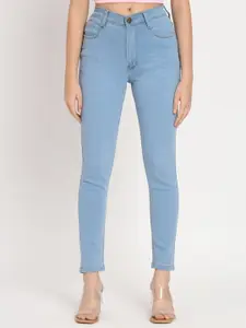 BAESD Women Jean Skinny Fit High-Rise Clean Look Stretchable Jeans