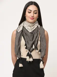 SAVI Printed Cotton Scarf