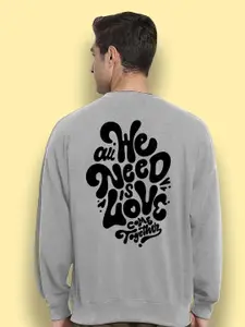 FTX Typography Printed Oversized Sweatshirt