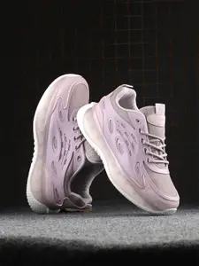 The Roadster Lifestyle Co. Women Mauve Lace-Ups Running Shoes