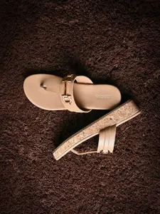 Rocia Buckle Detail Open Toe Flatform Heels