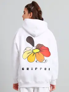 GRIFFEL Graphic Printed Hooded Pullover