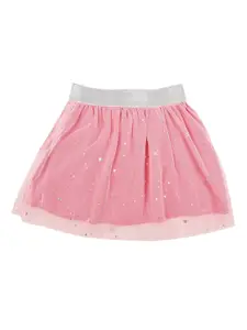 V-Mart Infant Girls Conversational Printed Flared Knee Length Skirt