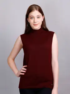 GODFREY Turtle Neck Woollen Sweater Vest