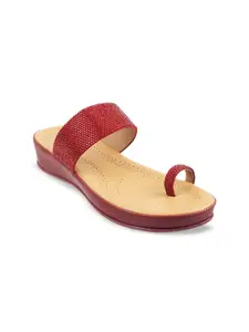 Metro Embellished One Toe Flats