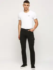 Pepe Jeans Men Straight Fit Cargos Trousers