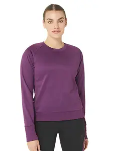 ASICS Brushed Mobility Knit Pullover High Neck Raglan Sleeves T-shirt