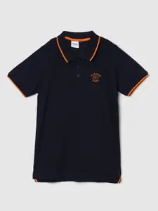 max Boys Polo Collar Regular Fit T-shirt
