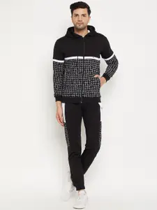 WILD WEST Abstract Printed Hooded Tracksuit