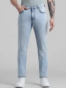 Jack & Jones Ben Men Skinny Fit Low-Rise Heavy Fade Stretchable Jeans