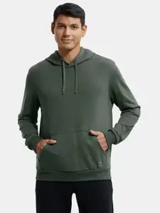 Jockey Long Sleeves Pure Cotton Hooded Pullover Sweatshirt