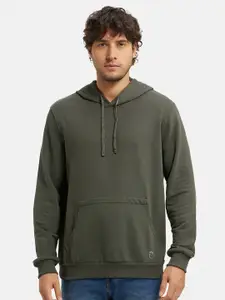 Jockey Combed Cotton Rich French Terry Hoodie Sweatshirt with Ribbed Cuffs-UM54