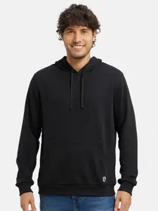 Jockey Combed Cotton Rich French Terry Hoodie Sweatshirt with Ribbed Cuffs-UM54
