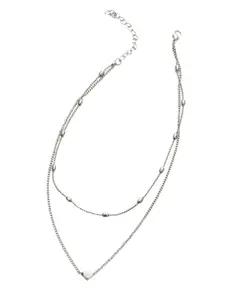 Lyla Silver-Plated Layered Necklace