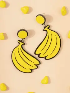 Crunchy Fashion Bananas Quirky Studs Earrings