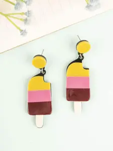 Crunchy Fashion Quirky Shaped Drop Earrings