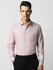 Van Heusen Striped Pure Cotton Casual Shirt