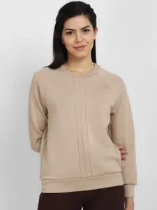Allen Solly Woman Women Khaki Sweatshirt
