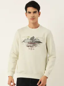 Monte Carlo Cotton Rich Printed Sweatshirt