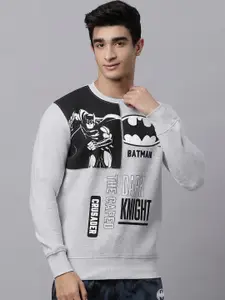 Free Authority Batman Printed Loose Fit Sweatshirt