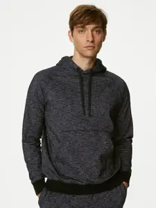 Marks & Spencer Men Black Sweatshirt