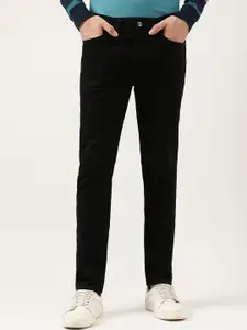 Marks & Spencer Men Black Straight Fit Highly Distressed Jeans