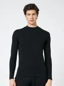 Koton Cable Knit Turtle Neck Long Sleeves Pullover
