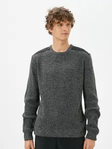 Koton Cable Knit Acrylic Pullover Sweaters