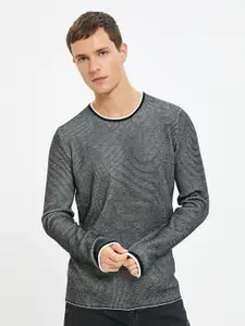 Koton Checked Acrylic Pullover Sweater