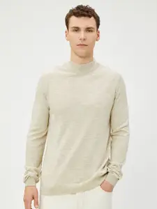 Koton Mock Collar Acrylic Pullover Sweater